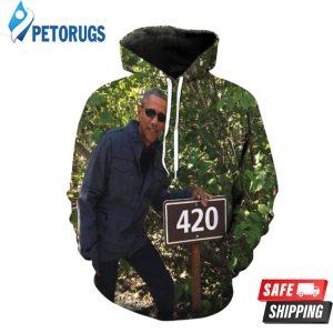 Obama 420 3D Hoodie