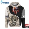 Official Us Marines Custom Graphic 3D Hoodie