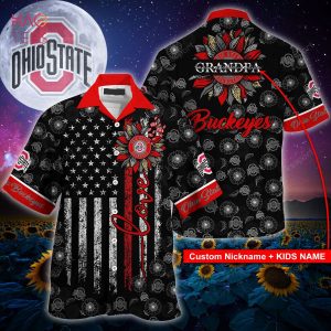 Ohio State Buckeyes Hawaiian Shirt  – LP71