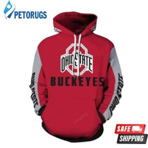 Ohio State Buckeyes Nfl Football Red Ohio State Buckeyes Ohio State Buckeyes 3D Hoodie