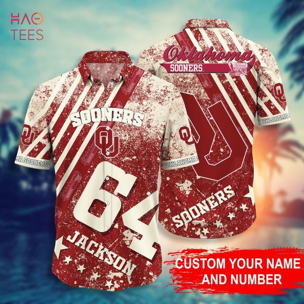 Oklahoma Sooners Personalized Hawaiian Shirt