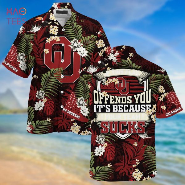 Oklahoma Sooners Summer Hawaiian Shirt And Shorts