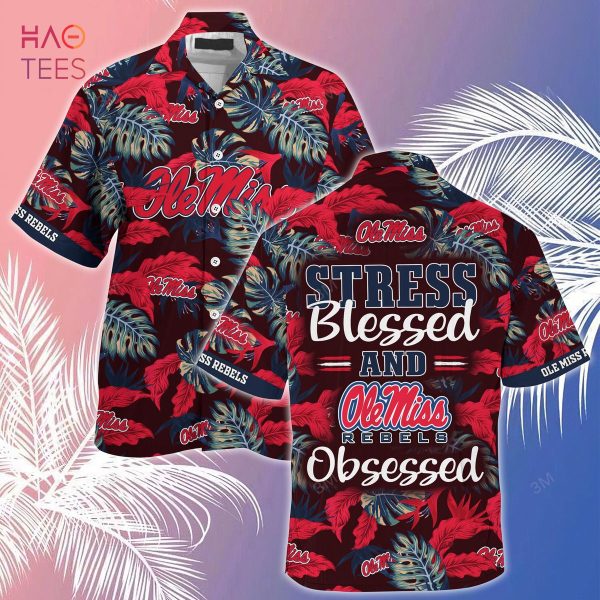 Ole Miss Rebels  Summer Hawaiian Shirt And Shorts