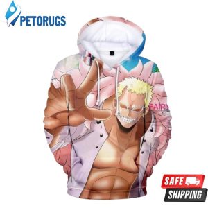 One Piece Donquixote Doflamingo 3D Hoodie