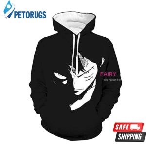 One Piece Monkey D Luffy Black B 3D Hoodie