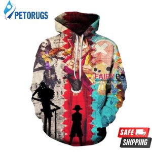 One Piece Monkey D Luffy Tony Tony Chopper 3D Hoodie