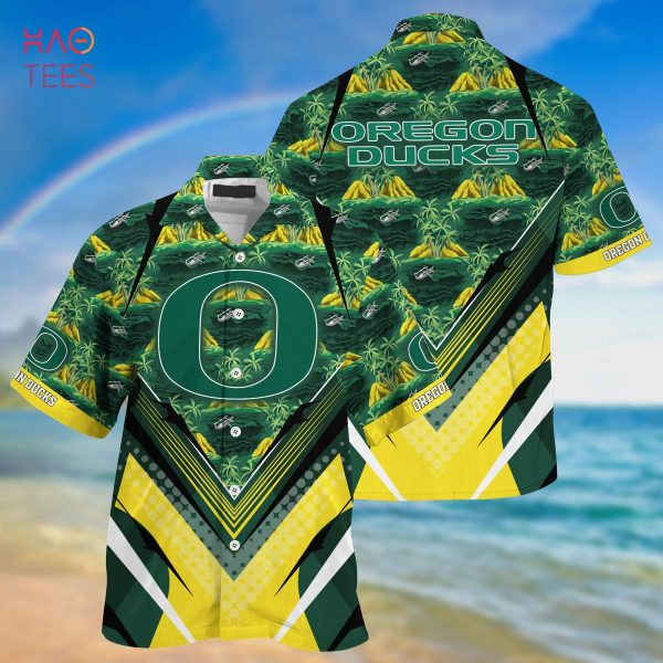 Oregon Ducks  Summer Hawaiian Shirt And Shorts