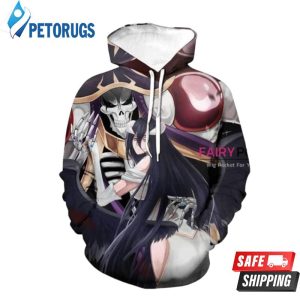 Overloword Ainz Ooal Gown Albedo 3D Hoodie