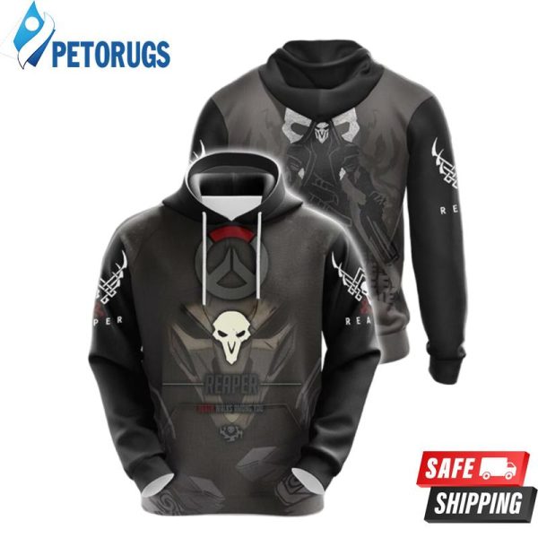 Overwatch Reaper 2549 3D Hoodie