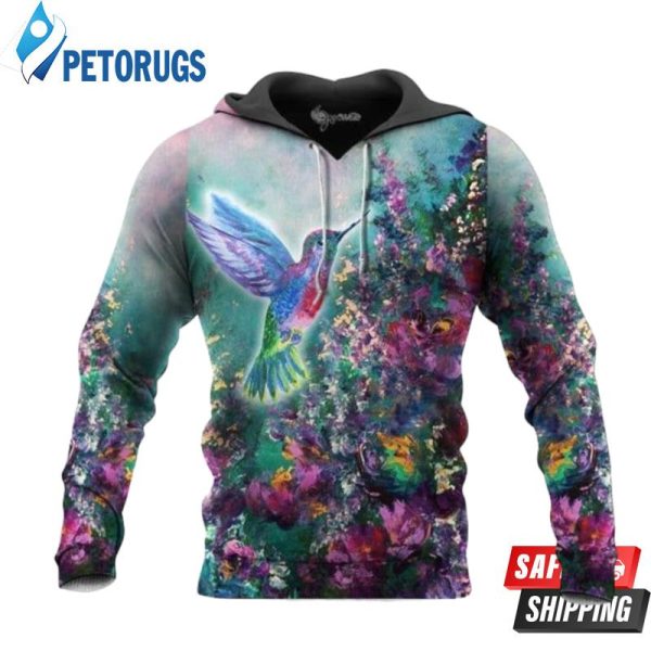 Painting Full Hummingbird 3D Hoodie