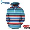 Pattern Baja Mexican Blanket Serape 3D Hoodie