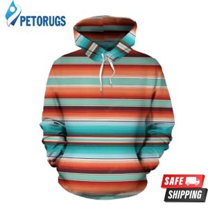 Pattern Mexican Blanket Baja Serape 3D Hoodie