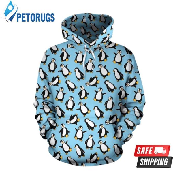 Penguin Happy 3D Hoodie