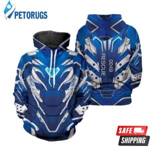 Pepper Potts Rescue Armor 3D Hoodie