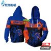 Personalized Boise State Broncos Football Custom Name 3D Hoodie