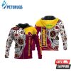 Personalized Brisbane Broncos Skull22 Custom Name 3D Hoodie