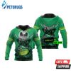 Personalized Canberra Raiders Nrl Jack Skellington Custom Name 3D Hoodie