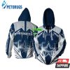 Personalized Dallas Cowboys Lightning Custom Name 3D Hoodie