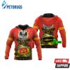 Personalized Gold Coast Suns Afl Jack Skellington Custom Name 3D Hoodie