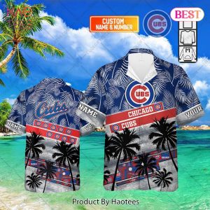 Personalized MLB Chicago Cubs Palm Tree Hawaii Shirt