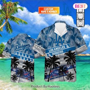 Personalized MLB Los Angeles Dodgers Palm Tree Hawaii Shirt