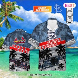 Personalized MLB St. Louis Cardinals Palm Tree Hawaii Shirt