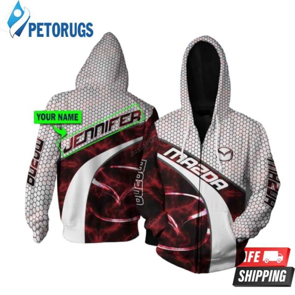 Personalized Mazda Custom Name 3D Hoodie