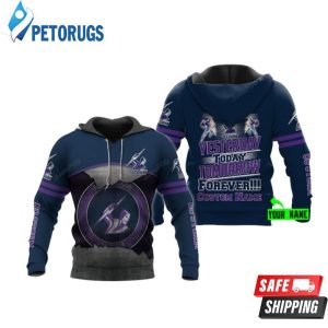 Personalized Melbourne Storm Nrl Custom Name 3D Hoodie