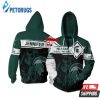 Personalized Michigan State Spartans Football Custom Name 3D Hoodie