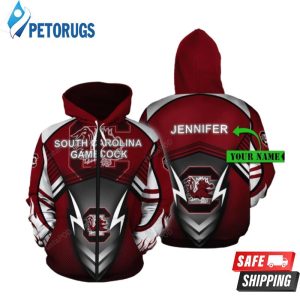 Personalized South Carolina Gamecock Custom Name 3D Hoodie