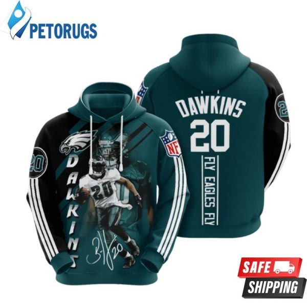 Philadelphia Eagles Brian Dawkins 3D Hoodie