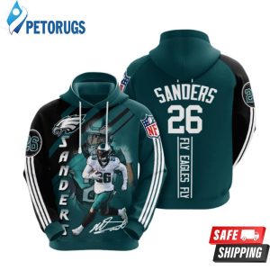 Philadelphia Eagles Miles Sanders 3D Hoodie