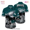 Philadelphia Eagles NFL Hawaii Shirt Graphic Tropical Pattern Short Sleeve Hot Summer