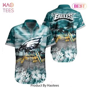 Philadelphia Eagles NFL Hawaiian Shirt Tropical Pattern Summer For NFL Football Fans