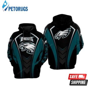 Philadelphia Eagles Nfl Football Black Philadelphia Eagles Philadelphia Eagles 3D Hoodie