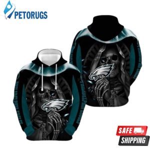 Philadelphia Eagles Nfl Football Skull Hold Logo Philadelphia Eagles Philadelphia Eagles 3D Hoodie