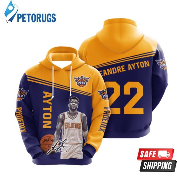 Phoenix Suns Deandre Ayton 3D Hoodie