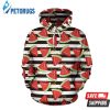 Piece Watermelon Stripe Black Pattern 3D Hoodie