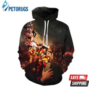 Pill Head 3D Hoodie