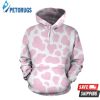 Pink Cow Pattern 3D Hoodie