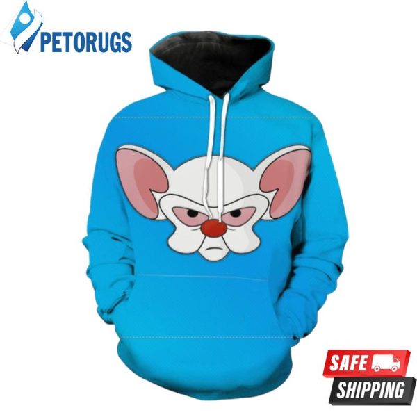 Pinky And The Brain Brain 3D Hoodie