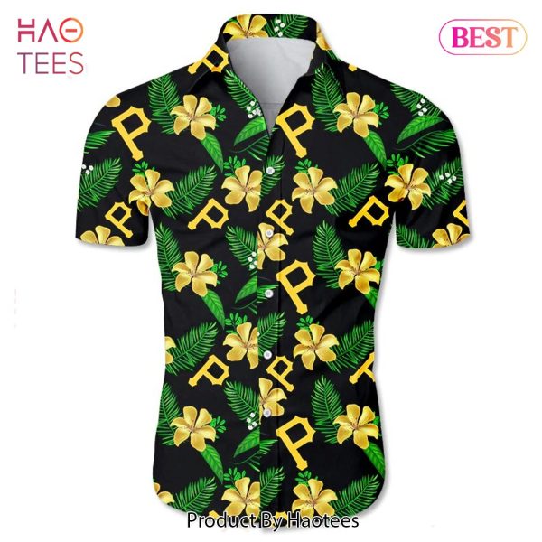 Pittsburgh Pirates Hawaiian Shirt Tropical flower gift for fans