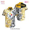 Pittsburgh Steelers NFL Beach Shirt Graphic Floral Pattern Print This Summer Hawaiian Shirt