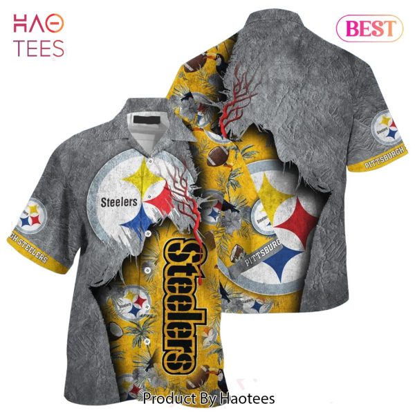 Pittsburgh Steelers NFL Hawaiian Shirt Tropical Print Sumer Gift For Fans