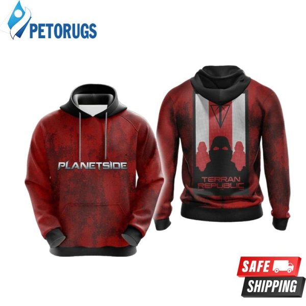 Planetside Terran Republic 2039 3D Hoodie