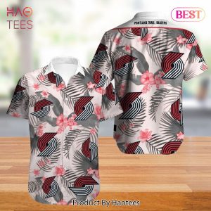 Portland Trail Blazers Hawaiian Shirt Flower summer new design