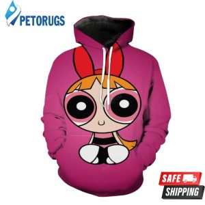 Powerpuff Girls Blossom Powerpuff Girls Clothing 3D Hoodie