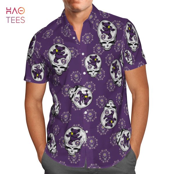 Purple Dancing Bears Hawaiian Shirt