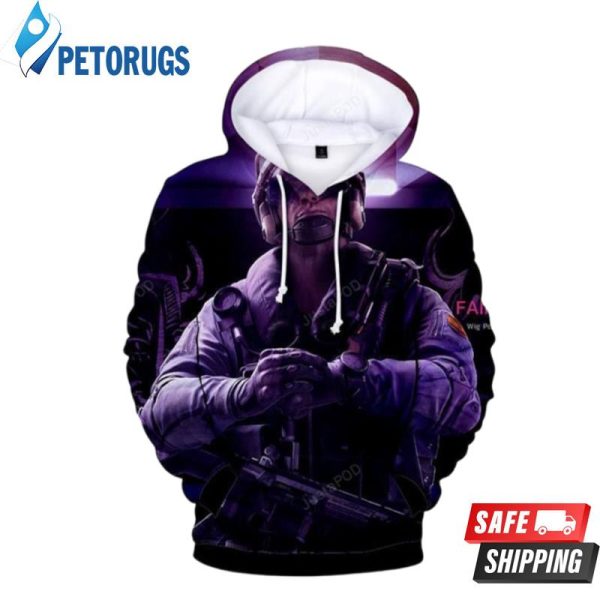 Rainbow Six Jackal 3D Hoodie