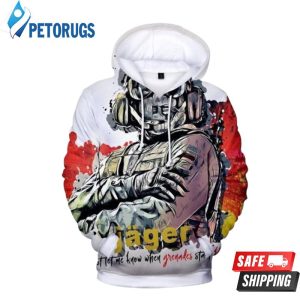 Rainbow Six Jager 3D Hoodie